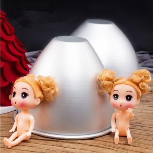 4/5/6/7/8/10 Inch Princess Doll Girl 's Skirt Cake Mold Aluminium Metal Moldes Cake Pan Tin for DIY Baking Wedding Decoration