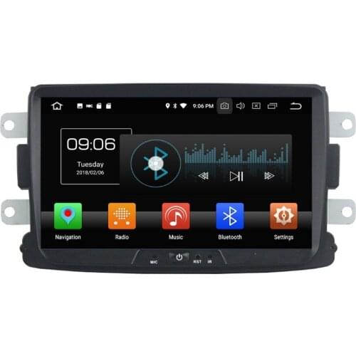 4GB RAM Octa Core 8" Android 8.0 Car Audio DVD Player for Renault Duster Logan Radio GPS Bluetooth 4G WIFI USB DVR TV 32GB ROM