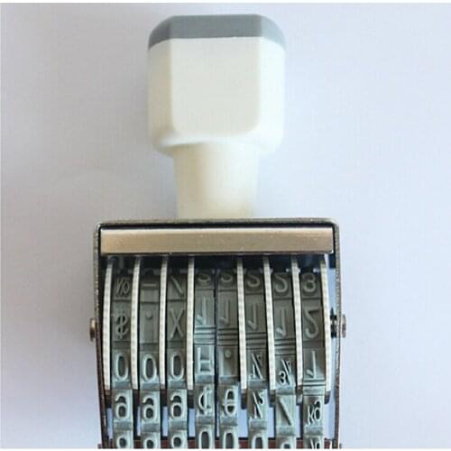 50PC DL7523 printing machine portable date stamping equipment number stamping machine numerical press machine