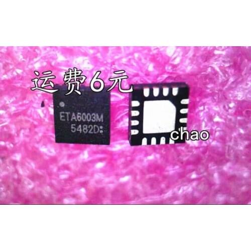 50PCS/ETA6003MQ3Q ETA6003M ETA6003 QFN16 nowy oryginał