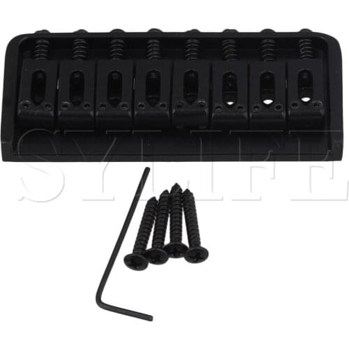93mm length Fixed Bridge for 8 String Electric Guitar Replacement Black