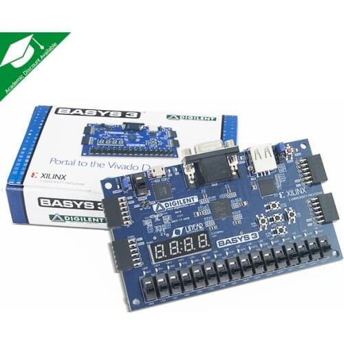 Basys3 Artix-7 Xilinx FPGA RISC-V Boards Anti-Smashing Shoes XUP Digilent