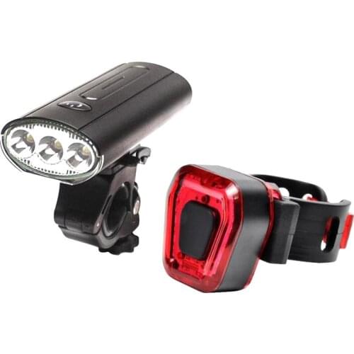 USB Rechargeable Bike Lights,Bike Lights Front and Back Set,1200 Lumens LED Durable Headlight,for Road,Mountain,Bicycles