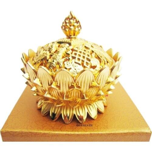 Alloy incensing incense burner plate aromatherapy furnace incense stove sandalwood furnace lotus copper incense