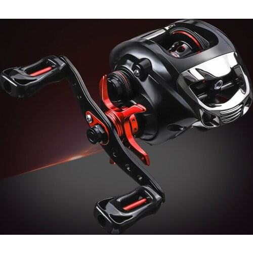 Longdao 2020 New Baitcasting Reel high quality 8kg Max Drag Reel Fishing SFS Double Brake System 6.3:1 Hight Speed Fishing Reel