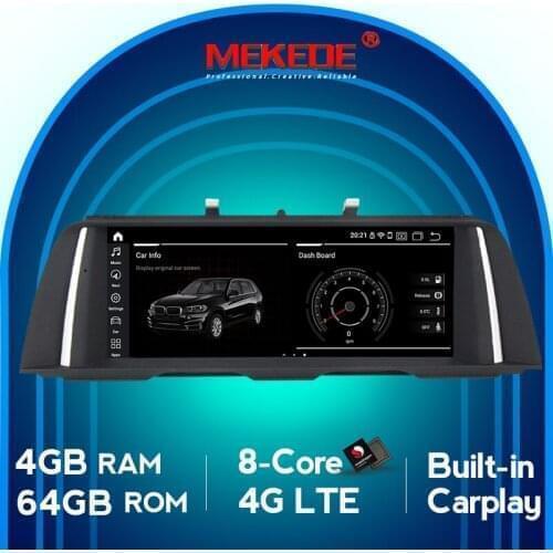Mekede API29 4+64G Android 10.0 Car multimedia Player for BMW 5 Series F10/F11/520 (2011-2016) CIC/NBT gps navigation DSP WIFI