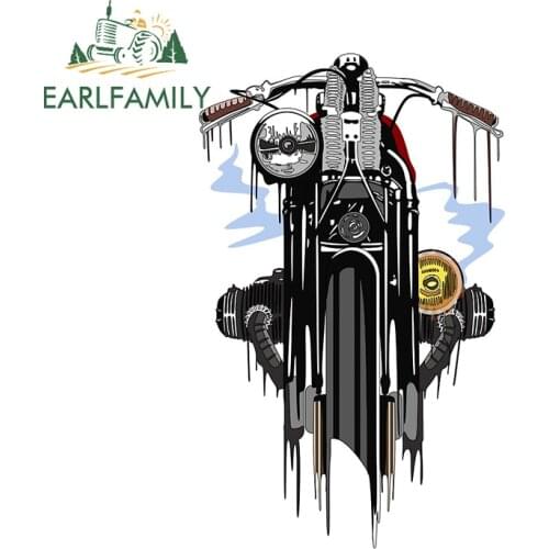 EARLFAMILY 13cm x 8.1cm for Motorcycle Car Sticker Waterproof Decal Fashion Occlusion Scratch Bumper Decoration Car Stickers