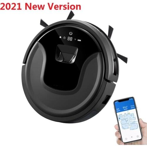 Newest Camera Visual+Gyroscope Navigation Robot Vacuum Cleaner With TUYA WiFi App Control,Smart Memory, Water Tank