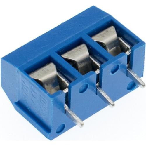 New 100Pcs 5.08mm KF301-3P Blue Connect Terminal Screw Terminal Connector H01