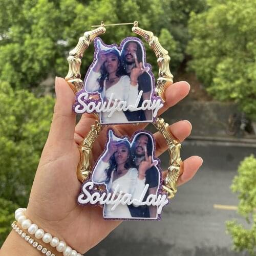 Custom Name Photo Picture Necklace Children Drawing Gift for Mom Christmas Gift Kids Artwork Necklaces