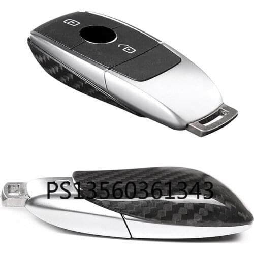 Suitable for Mercedes-Benz A-Class B-Class C-Class E-Class S-Class G-Class GLC GLE GLB Key Shell Carbon Fiber Cover Modification