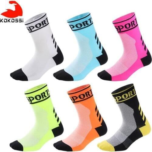 KoKossi Profession Sports Cycling Socks Wear-resistance Soft Comfortable Breathable Walking Football Running Basketball Socks