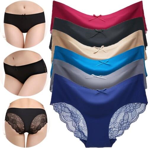 Sexy Women Underwear High Quality Ladies Lace Panties Seamless Briefs Low-Rise Lingerie Underwear Women Skin-Friendly Underpant