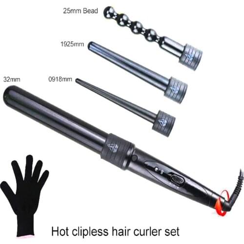 4 Barrels Hair Curler Hair Curling Iron Salon Tools Professional Hair Stylers