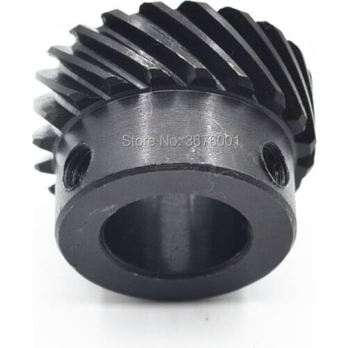 Spur Gear Rack Pinion 20T 20Teeth Mod 1M=1 Bore 8mm 10mm 12mm 14mm 15mm Helical tooth Direction Left 45# steel