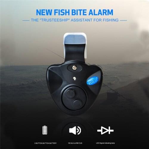 Fishing Bite Alarms 40g Electronic Wireless Clip-On ABS Fish Bite Alarm New LED Light For Fishing Tackle alarma Pesca 6