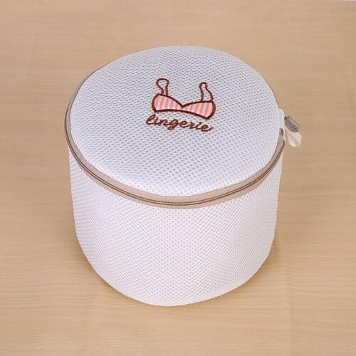 Thick embroidered logo anti-hook sandwich sandwich laundry bag underwear pants skirt care bag mesh bag