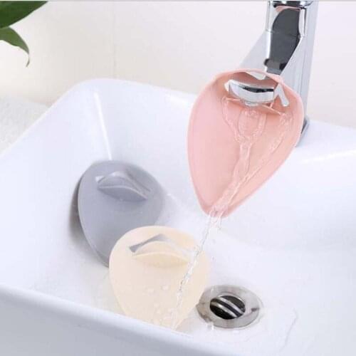 Faucet Extender Solid Color Sink Handle Extension Toddler Kid Bathroom Children Hand Wash for Baby Kids Hand Washing