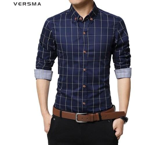 VERSMA Men's Warm Shirts