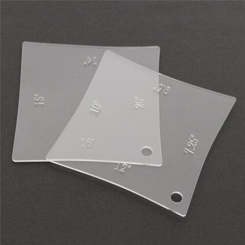 Zebra 2pcs Measuring String Action Ruler Kit Guitar Neck Fretboard Nut Radius Gauges Luthier Tool For Guitar Parts Accessories