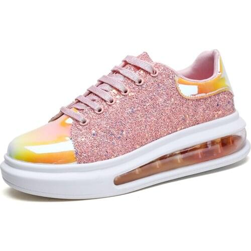 Woman Shoes 2020 New Fashion Casual Shoes Breathable Platform Sneakers Woman Height Increasing Ladies Shoes