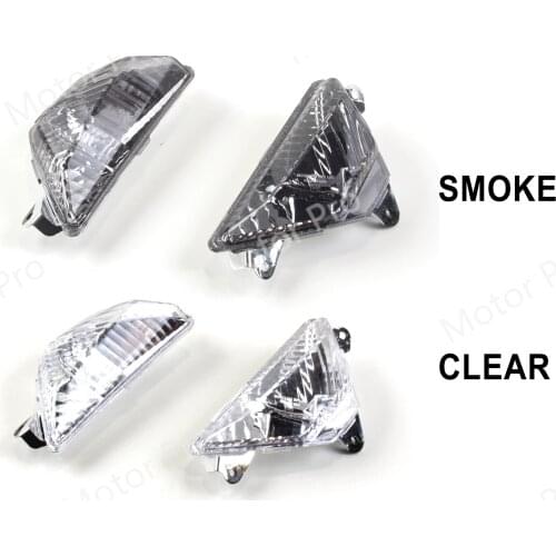 2PCS For Kawasaki ZX 636 ZX636 2013 2014 Turn Signal Light Cover Lens Front Blinker Lamp Indicator Shell Accessories