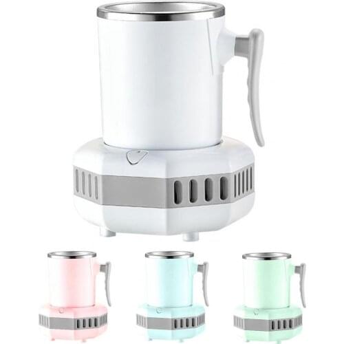 Quick Heating Cooling Cup Home Office Cold Drink Machine Insulation Cup Refrigerator Quick Aluminium Cooler Mug Holder