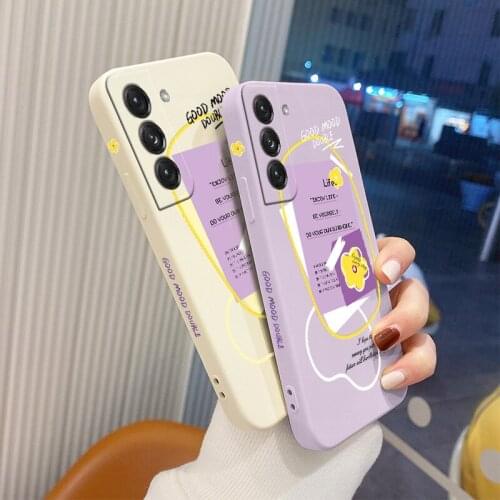 Literary Notes Phone Case For Samsung Galaxy S21 S20 FE S10 Note 20 10 Ultra Plus A72 A52 A42 A32 A71 A51 A41 A31 A21S 4Cover