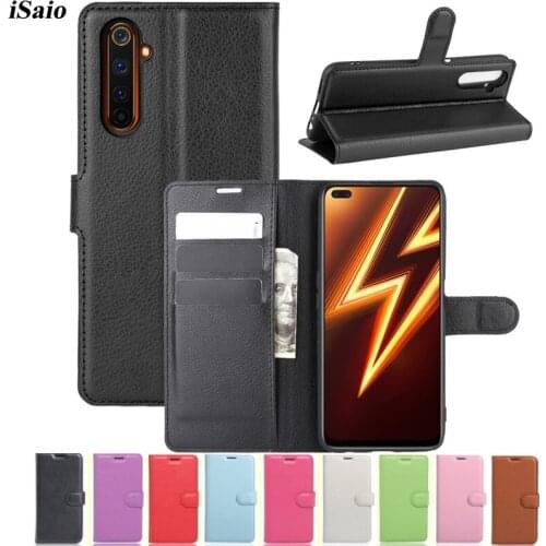 For Realme 6 6Pro X50 5G Wallet Case Flip Leather Cover For Realme 6S Narzo Global Version Mobile Phone Case TPU Shell Card Slot