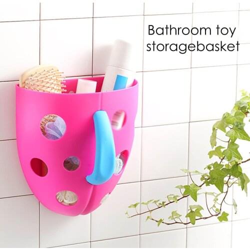 Kids Bath Tub Toy Basket Security Plastic Baby Bath Toy Organizer Box Bin Toddler Home Laundry Kid Scoop Storage Baskets 2021