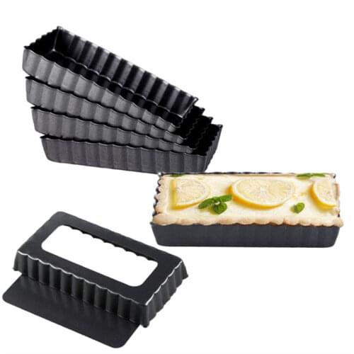 DIY Cake Mold Cookies Candy Baking Dessert 3D Mould Non-Stick Pan Pastry Apple Pie Fruit Tart Kitchen Tools Detachable Moule