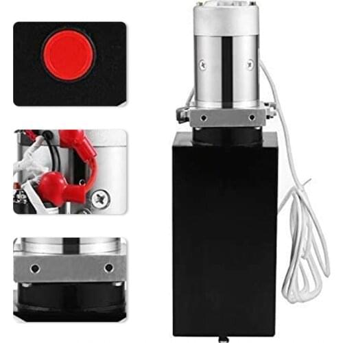 8 L Dual Double Acting Hydraulic Pump Dump Trailer Crane Unloading Hydraulic Power Unit Auto Repair Car Lift