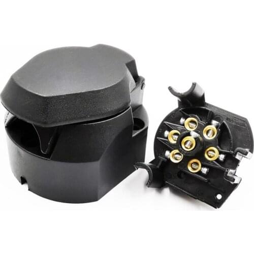 European Style Trailer Car Plug Socket Set Fixed Iron Bracket Angle Fixed Block Car Outlet Kit Fixed Iron Bracket Car Exterior