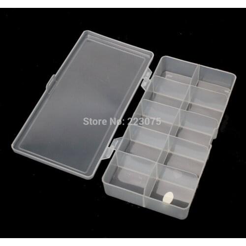 STORAGE BOX CASE FOR NAIL ART SALON CRAFT MAKEUP TOOLS - 500 PCS FALSE TIPS 2pcs/lot