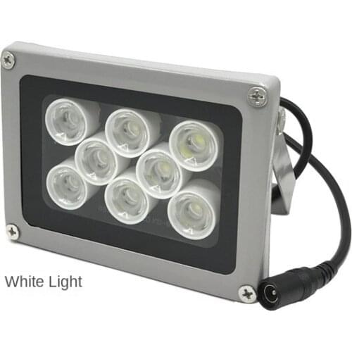 Small Outdoor Dc12 Monitoring LED Night Vision Fill Light White Light 10w Fill Light Waterproof Barrier