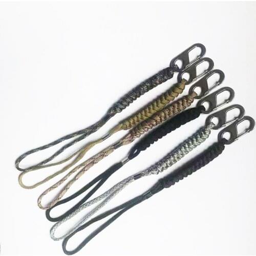 Men Multi-function Paracord Survival Bracelet Keychain Outdoor Camping Rescue Emergency Rope Knife Rope Flashlight Rope