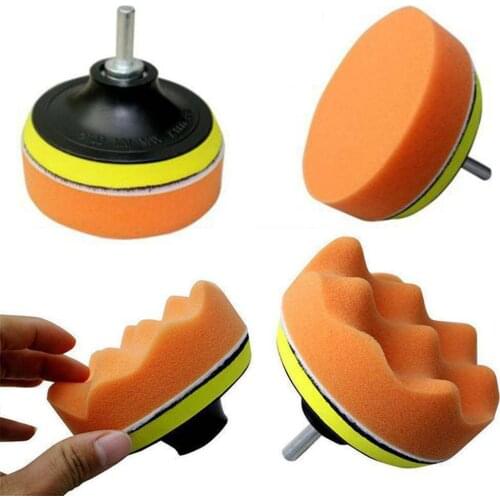 5pcs Polishing Pad Buffer Disc Drill Adapter Kit Set High For Car Polish Tools Power Tool Accessories Parts