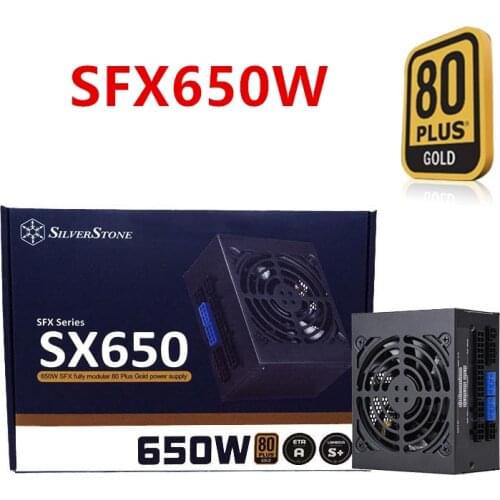 New Original PSU For SILVERSTONE SX650 Full Modular 80plus Gold 650W Power Supply SST-SX650-G