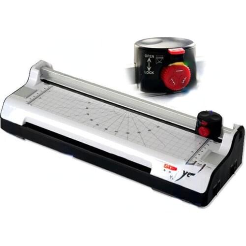 New Smart photo laminator A4 laminating machine laminator sealed plastic machine hot and cold laminator Photo Cutter YE288