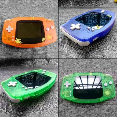 Transparent Full Set Case Cover Frame Repair Parts Kit For Nintendo GameBoy Advance GBA
