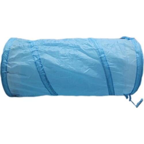 Foldable Single Layer Cat Tunnel Rolling Dragon Printed Bell Small Channel Cat Toy Polyester 25x50cm