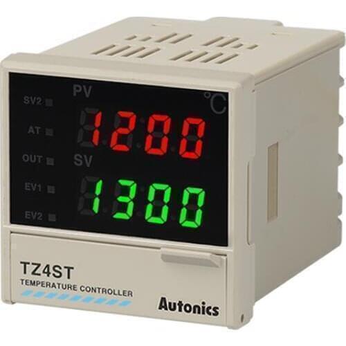 TZ4ST-14R PID Temp Control, 1/16 DIN, Digital, Relay Output, 1 Alarm Output, 100-240 VAC