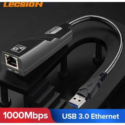 USB 3.0 2.0 Typc C to Gigabit Ethernet Rj45 Lan Adapter Network Card for Windows 10 PC Xiaomi Mi Box 3 S Nintend Switch Ethernet