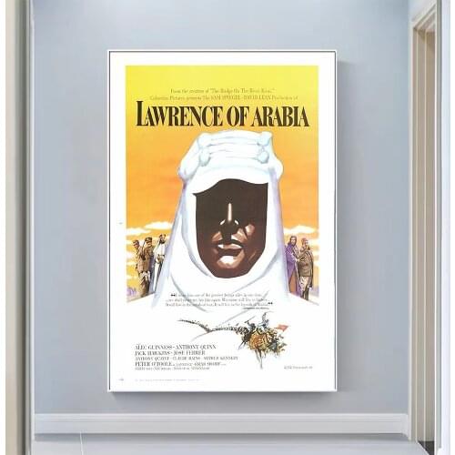V0831 Lawrence of Arabia (8) Vintage Classic Movie Wall Silk Cloth HD Poster Art Home Decoration Gift