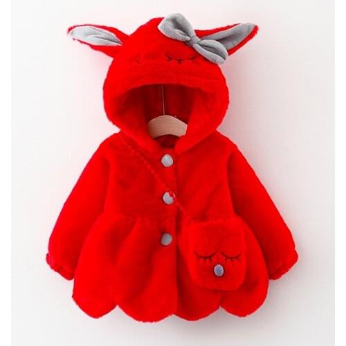 Winter newborn baby girl clothes Velvet Faux Fur vest cloak outerwear + bag for infant baby girls clothing birthday jacket coats