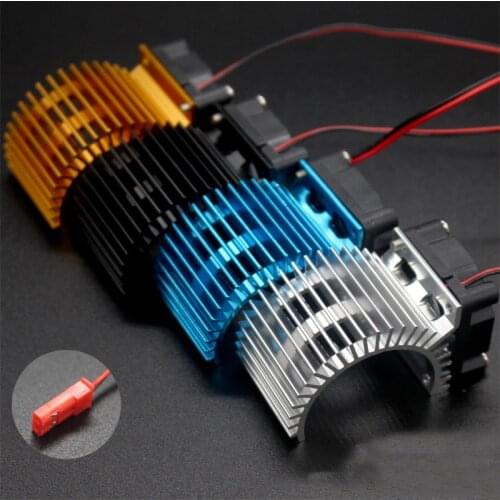 1/10 Tram 540/550 Motor Fan Radiator Heat Sink Can Be Directly Esc, Receiver