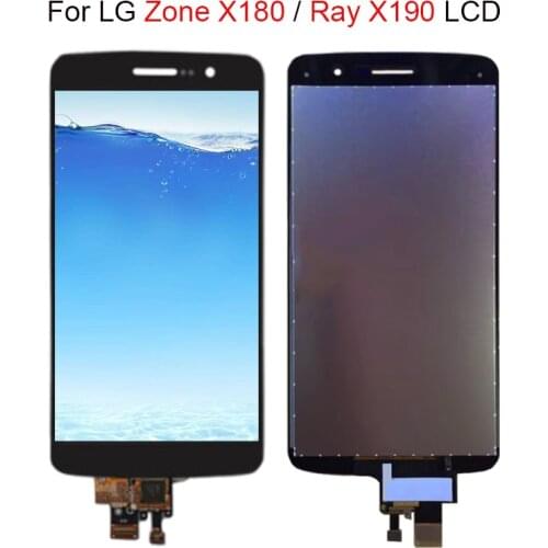 100% Test For LG Zone X180 For Ray X190 LCD Display + Touch Screen Digitizer Assembly LCD For LG X180 X190 Replacement Parts