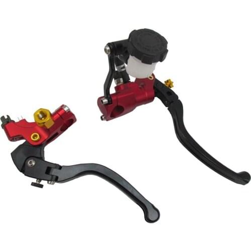 22mm Motorcycle Adjustable direct push pump brake lever anti-wrestling handle electric motorcycle accessories For Honda Suzuki