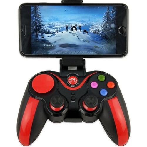 Gen Game S5 Plus Wireless Bluetooth Gamepad Bluetooth 3.0 Joystick Game Controller with Holder