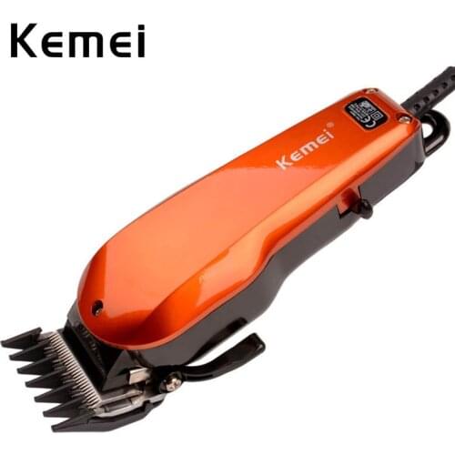 Kemei Household Hair Cutter Trimmer Professional Classic Hair Clipper for Men Cutting Machine Corded with 4 Attachment Combs